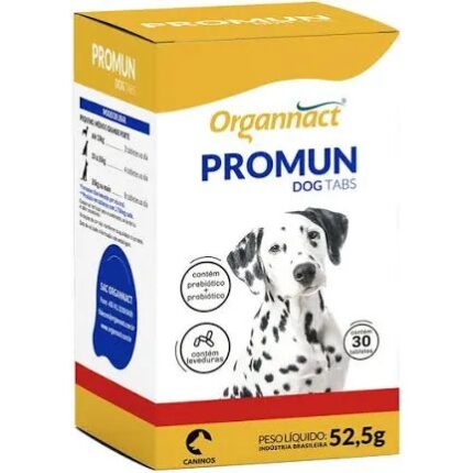 Promun Dog Tabs 52,5g Organnact Suplemento Vitamínico para Cães
