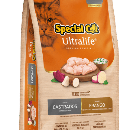 Ração Special Cat Ultra life Gato Castrado Sabor Frango - 10 Kg