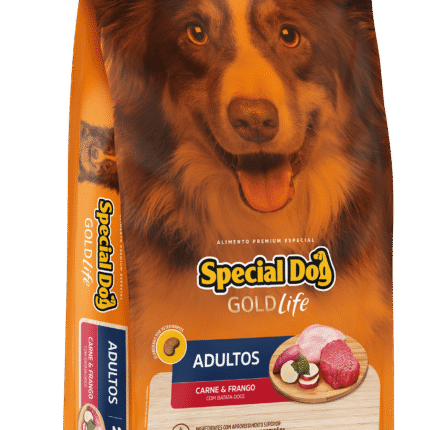 Ração Special Dog Gold Life Cães Adulto  Sabor Carne e Frango - 20 Kg