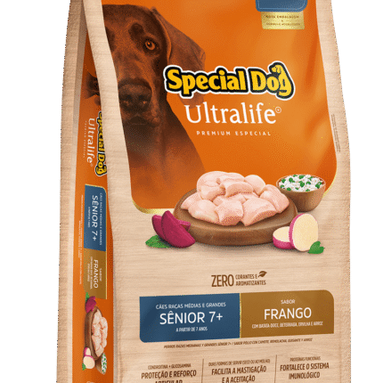 Ração Special Dog Ultra Life Cães Senior R. Med/Grd - 15 Kg