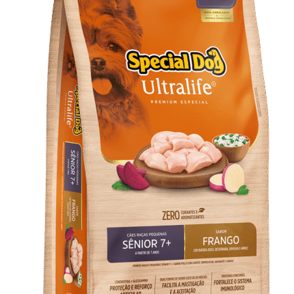 Ração Special Dog Ultra Life Cães Senior R. Peq. Sabor Frango - 10 Kg