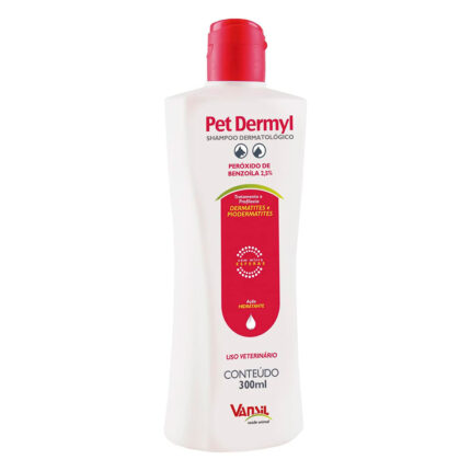 Shampoo  Dermatológico Vansil Pet Dermyl Para Cães e Gatos