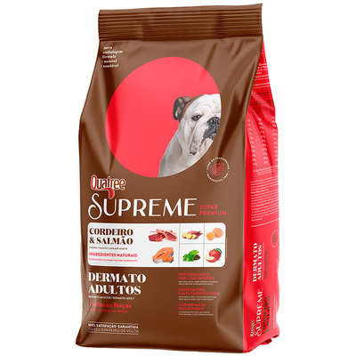 Ração Seca Quatree Supreme Dermato Cordeiro e Salmão Cães Adultos 15KG